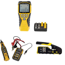 Klein Tools VDV501-851 Cable Tester Kit with Scout Pro 3 & Klein Tools VDV500-820 Cable Tracer with Probe Tone Pro Kit & Klein Tools VDV226-110 Ratcheting Modular Data Cable Crimper