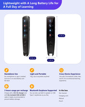 PenPower WorldPenScan Go | OCR Reading Pen | Text to Speech for Dyslexia| Pen Scanner for Data Input | Pen Translator | Wireless Standalone | LCD Touchscreen | Wi-Fi Connection