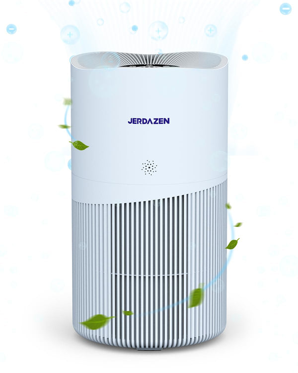 Jerdazen Air Purifiers for Large Room, Covers Up to 2216 ft², True HEPA 13 Filter Remove 99.97% is Suitable for Yoga Classroom, Living Room, Bedroom, Meeting room(Blue)