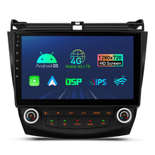 XTRONS Android 13 Car Stereo Radio Player 10.1 Inch IPS Touch Screen GPS Navigation Built-in DSP Car Play Android Auto Bluetooth Head Unit Supports Backup Camera WiFi OBD2 DVR 4G LTE for Honda Accord