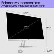 HP Series 5 24 inch FHD Monitor, Full HD Display (1920 x 1080), IPS Panel, 99% sRGB, 1500:1 Contrast Ratio, 300 nits, Eye Ease with Eyesafe Certification, 524sw (2024)