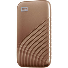 Western Digital 2TB My Passport SSD Portable External Solid State Drive, Gold, Sturdy and Blazing Fast, Password Protection with Hardware Encryption - WDBAGF0020BGD-WESN