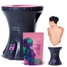 Yoni Peach Care Electric Steaming Seat for Women with Steaming Herbs - Supports Healthy Ph Balance, Menstrual Support, Postpartum Care, Cleanse Vaginal Odor and Dryness - Feminine Care Product