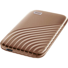 Western Digital 2TB My Passport SSD Portable External Solid State Drive, Gold, Sturdy and Blazing Fast, Password Protection with Hardware Encryption - WDBAGF0020BGD-WESN