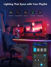 Govee RGBIC Neon Rope Lights for Desks, 16.4ft LED Gaming Desk Lights, Neon LED Strip Lights Syncing with Razer Chroma, Support Cutting, Smart App Control, Music Sync, Adapter (Only 2.4G Wi-Fi)