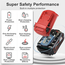 TeenPower Upgraded 4/pk Replacement for Milwaukee M-18 Battery 6500mAh Replacement for Milwaukee 48-11-1820 48-11-1840 48-11-1850 48-11-1828 48-11-1862 48-11-1852 48-59-1812 48-59-1802