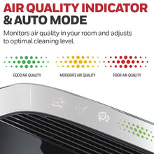 Honeywell InSight Series HEPA Air Purifier for Home, Extra-Large Rooms, includes Air Quality Monitor, Reduces Allergens, Smoke, Wildfire Smoke, Dust, Pollen, Pet Dander and More, Black, HPA5300B