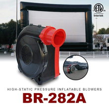 XPOWER BR-282A 2 HP Commercial Indoor/Outdoor Inflatable Blower For Bounce Houses, Movie Screens, Arches