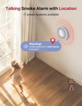 X-Sense Smart Smoke Detector with Voice Alerts and 17 Locations, Wi-Fi Smoke Alarm with SBS50 Base Station, Test from APP, Wireless Interconnected Fire Alarm, Model XS0B-MR61