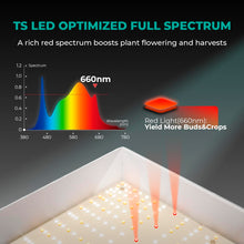 MARS HYDRO TSL2000 300W Led Grow Lights for Indoor Plants, Full Spectrum Dimmable Daisy Chain Growing Lamps for Seed Starting Vegetables Bloom in 4x2/5x3 Grow Tent Greenhouses