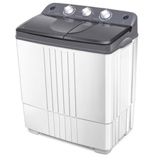 Giantex EP20313 Portable, 20lbs Capacity Combo, 12lbs Washer and 8lbs Spinner, Compact for Apartment RV, Gray & White Washing Machine