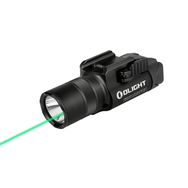 OLIGHT Baldr Pro R 1350 Lumens Magnetic USB Rechargeable Tactical Flashlight with Green Beam and White LED Combo, Rail Mount Weaponlight Compatible with 1913 or GL Rail, Built-in Battery