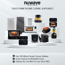 Nuwave Air Fryer Infrared Convection Oven, Cook Fresh or Frozen, No Defrosting or Preheating, 360 Surround Heat, Cooking from 50 to 400 Degrees, 100 Presets, 50 Memory, 360 Food Easy-View, PFAS Free