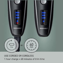 Panasonic Beard Trimmer for Men Cordless Precision Power, Hair Clipper with Comb Attachment and 19 Adjustable Settings, Washable, ER-SB40-K, 0.5-10mm lengths, 1 Pack