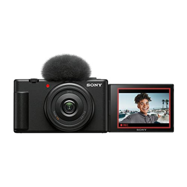 Sony ZV-1F Vlog Camera for Content Creators and Vloggers Black