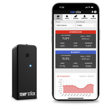 Temp Stick Remote WiFi Temperature & Humidity Sensor, Data Logger. No Subscription. 24/7 Monitor, Unlimited Text, App & Email Alerts. Made in America. Use with Alexa, IFTTT. Monitor Anywhere, Anytime