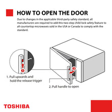 Toshiba ML-EM62P(SS) Large Countertop Microwave with Smart Sensor, 6 Menus, Auto Defrost, ECO Mode, Mute Option & 16.5