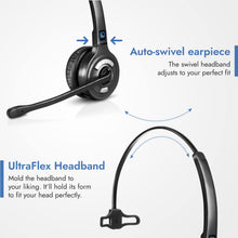 Leitner LH270 2-in-1 Wireless DECT Headset with Mic – Computer and Telephone Compatible – NOT Bluetooth – 5 Year Warranty