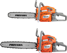 PROYAMA 58CC 2-Cycle Gas Powered Chainsaw, 16-Inch Top Handle Chain Saw, Gasoline Chainsaw 20-Inch for Tree Wood Cutting