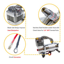 Medium Duty Onboard Air System/Kit 150 PSI Compressor 12V With 2.5 Gallon (9.5 Liter) Train/Air Horn Tank