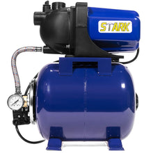 XtremepowerUS 1.6 HP Shallow Jet Water Well Pump with Tank Garden Sprinkler System, blue