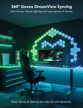 Govee RGBIC Neon Rope Lights for Desks, 16.4ft LED Gaming Desk Lights, Neon LED Strip Lights Syncing with Razer Chroma, Support Cutting, Smart App Control, Music Sync, Adapter (Only 2.4G Wi-Fi)