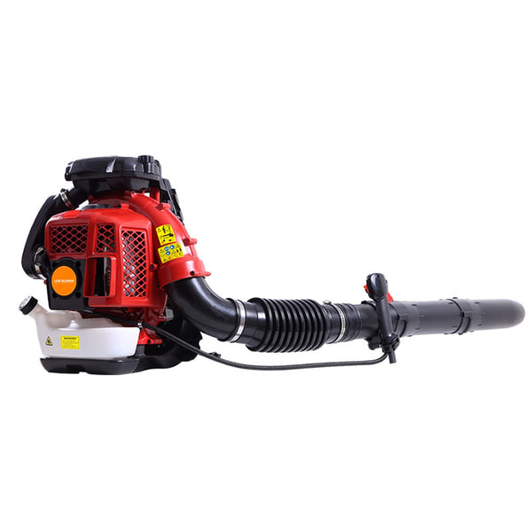 Leaf Blower, Gas Blower, Gas Leaf Blower for Lawn Care, 2-Stroke Engine 900CFM Air Volume 2.3L Tank Leaf Blower 80CC Gas Powered Backpack Snow Blower (Red)