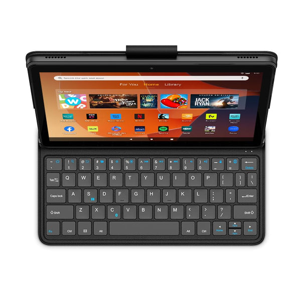 Like-New Amazon Fire HD 10 Tablet (64 GB, Black) Keyboard Case Bundle