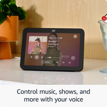 Like-New Amazon Echo Show 8 (newest model), With Spatial Audio, Smart Home Hub, and Alexa, Charcoal