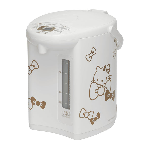 Zojirushi x Hello Kitty Limited-Edition Micom Water Boiler and Warmer with 3-Liter Storage and Adjustable Heating Settings (White)