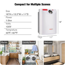 Thermoflow Electric Mini Tank Water Heater, 4.0 Gallon 120V Corded Under Sink Small Hot Water Heater for Point of Use Instant Hot Water