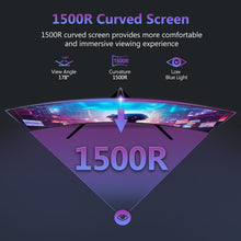 Z-Edge UG27 27-inch Curved Gaming Monitor 16:9 1920x1080 200Hz 1ms Frameless LED Gaming Monitor, AMD Freesync Premium Display Port HDMI