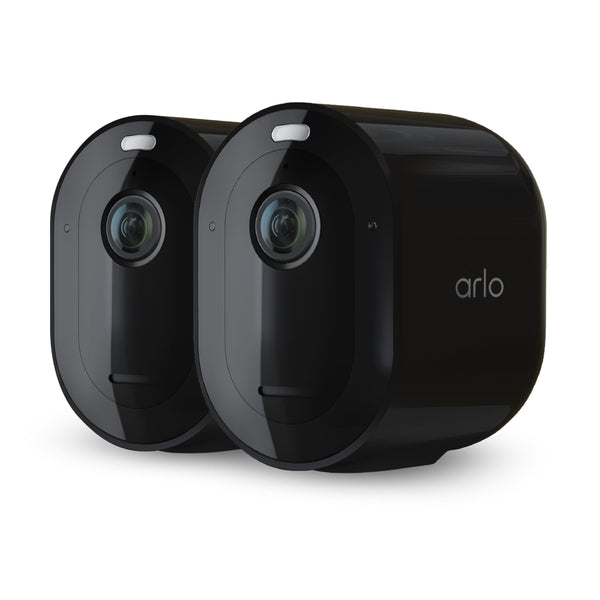 Arlo Pro 5S 2K Spotlight Camera - 2 Pack - Security Cameras Wireless Outdoor, Dual Band Wi-Fi, Color Night Vision, 2-Way Audio, Home Security Cameras, Home Improvement, Black – VMC4260B