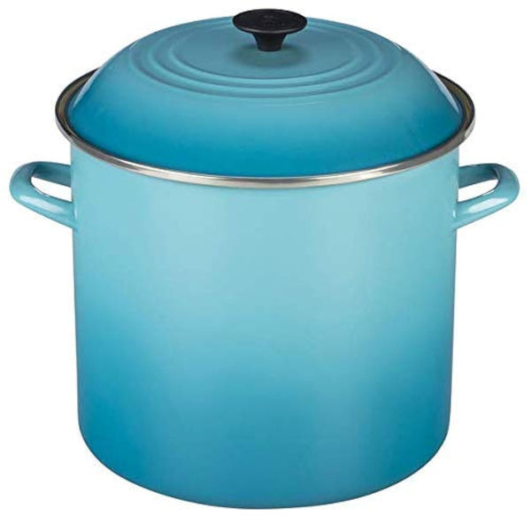 Le Creuset Enamel On Steel Stockpot, 16 qt., Caribbean