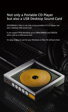 MOONDROP DISCDREAM 2 Portable CD Player USB Desktop Sound Card Function Optical Digital Output