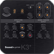 Sound Card - Sound Blaster K3+ - Streaming and Recording Mixer - USB - Sound Effects - 70SB172000001