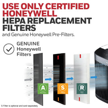 Honeywell InSight Series HEPA Air Purifier for Home, Extra-Large Rooms, includes Air Quality Monitor, Reduces Allergens, Smoke, Wildfire Smoke, Dust, Pollen, Pet Dander and More, Black, HPA5300B