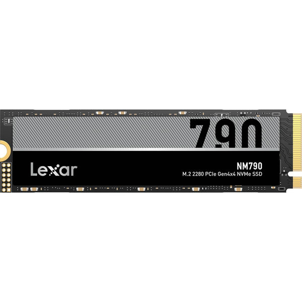 Lexar 2TB NM790 SSD PCIe Gen4 NVMe M.2 2280 Internal Solid State Drive, Up to 7400/6500 MB/s Read/Write, Compatible with PS5, for Gamers and Creators, Black (LNM790X002T-RNNNU)