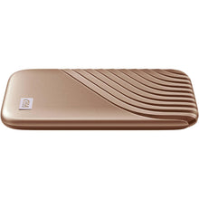 Western Digital 2TB My Passport SSD Portable External Solid State Drive, Gold, Sturdy and Blazing Fast, Password Protection with Hardware Encryption - WDBAGF0020BGD-WESN