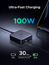 UGREEN 200W USB C Charger, Nexode 6-Port GaN Desktop Charger, USB C Charging Station for MacBook Pro/Air, iPad Pro/Air, iPhone 16/15/14, Galaxy S24 Ultra, Steam Deck