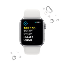 Apple Watch SE (2nd Gen) [GPS 40mm] Smart Watch w/Silver Aluminum Case & White Sport Band - M/L. Fitness & Sleep Tracker, Crash Detection, Heart Rate Monitor, Retina Display, Water Resistant