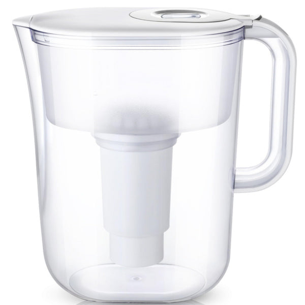 10-Cup Water Filter Pitcher with 5 Water Filters & Electronic Filter Change Reminder - Compatible Brita Water Pitcher Brita Filter Replacement - Compatible Brita Filter Pitcher