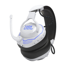 JBL Quantum 910P - Wireless Consol Over-Ear Gaming Headset with Head Tracking-Enhanced, Active Noise Cancelling and Bluetooth, QuantumSPATIAL 360, Hi-Res Certified, Low Latency Wireless (White)