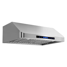 COSMO COS-QS75 30 in. Haven Collection 500 CFM Ducted Under Cabinet Range Hood, Touch Controls, LED Lights, Stainless Steel