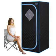 OSMOS SPA Portable Infrared Sauna Tent for Home Spa Personal Indoor Sauna Box with Adjustable Heat Settings, Foldable Chair, Heated Foot Mat, and Remote Control