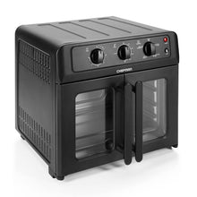 Chefman Extra Large Air Fryer and Convection Oven with French Doors and Rotisserie Spit, The Easiest Way to Cook Oil-Free, Double Wide Glass Windows Open for Convenient Access and Viewing, 24.5 Liters