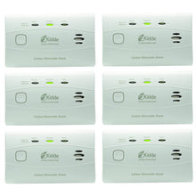 Kidde Carbon Monoxide Detector with 10-Year Battery, 3 LED Lights & Alarm Memory, 6 Pack