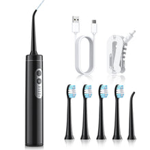 Binzls Electric Toothbrush with Water Flosser, 2 in-1 Teeth Cleaning Kit with 4 Modes, Portable for Travel and Home, Oral Dental Care Fsa Hsa