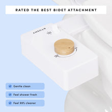 TUSHY Classic 3.0 Bidet Toilet Seat Attachment - A Non-Electric Self Cleaning Water Sprayer with Adjustable Water Pressure Nozzle, Angle Control & Easy Home Installation (Bamboo)