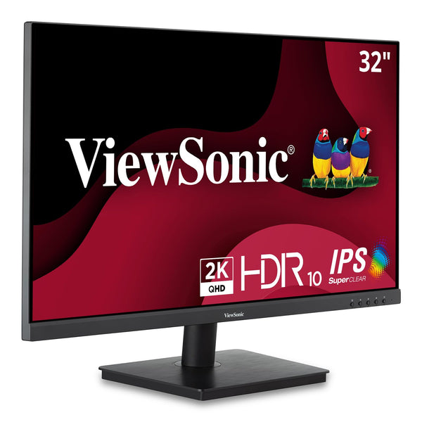 ViewSonic VS3225-2K 32 Inch QHD 1440p IPS Monitor with HDMI, DisplayPort, and Variable Refresh Rate for Home and Office